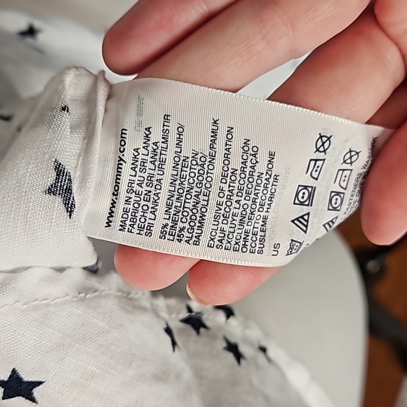 Tommy Hilfiger Half Button Star Top - Picture 9 of 9